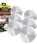 Clear Silicone Draft Seal Strip For Doors And Windows 2 Pack Of 6 Rolls Weather Stripping Tape with box packaging visible