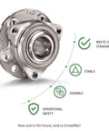Single 102026 Hub Assembly Wheel Bearing Generation 3, sealed pre-greased unit with safety features for Buick Century, LeSabre, Lucerne, Chevrolet Impala, Pontiac Grand Prix models