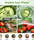 Lightweight Reusable Garden Netting Pest Barrier 10x50 Ft Insect Mesh Pro Grade for protecting plants from pests