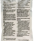Back of Paint Hardener For Latex And Acrylic Paints 12 Pack, Quick Acting Solution, Eco Friendly Disposal Methods detailed instructions.