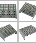 72 Piece Precision 5C Collet Set Inch Range 1/64 to 1-1/8 Inch With All 1/64 Size Collets displayed on green stand