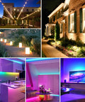 Rugged 400W IP67 Waterproof LED Driver Power Supply illuminating various indoor and outdoor spaces with vibrant LED lighting