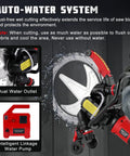 Yuchengtech 16 Inch Ring Saw 8980W Toroidal Electric Concrete Cutter with Auto-Water System and Dual Water Outlet.