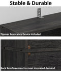 Close-up of top and side view of Sturdy Six Tier Floor Bookcase Standing About 70 Inches Tall With Solid Build And Tipover Resistant Design