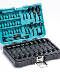Magnetic Nut Driver Set For Impact Drills 54 Piece Kit With Metric And SAE Nut Drivers in storage box