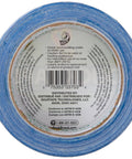 Blue Duct Tape Roll For Crafts And Repairs Heavy Duty Indoor Use Ideal For Temporary Floor Marking with label visible