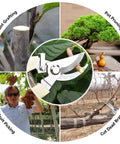 No Fuss Ergonomic Garden Pruning Shears With Bypass Blade used for plant grafting, pot pruning, fruit picking, cut dead branches