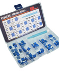 Pro Grade 60Pcs 12 Value 3296W Multiturn Trimmer Potentiometer Kit 100K To 500K in a clear case with compartments