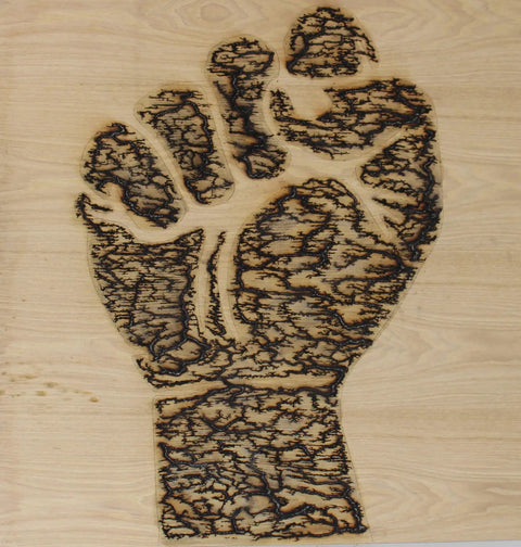 Wood artwork created using Lichtenberg Wood Burning Transformer 10kV 30mA Neon Sign Power Supply For Fractal Burning On Real Glass Neon Not Led High Voltage 10000V Pro Grade Burner