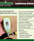 Digital Soil Moisture Meter For Home Gardens And Indoor Plants With Instant Readout And Easy To Read Display, handheld green meter in pot