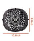 Nonstick Air Fryer Crisper Pan Replacement Tray For 7 Qt Fryers Fits 7QT Even Air Circulation For Extra Crispy Healthier Cooking