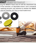 Heavy Duty Head Valve Kit For Pneumatic Nailers Compatible With Bt1855 Sb1850bn Sx1838 Replaces 180450 0430200 six-piece kit installed on a nailer.