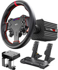 Direct Drive Racing Wheel Bundle with 6Nm Servo Base, 11 Inch Wheel and Quick Release, Hall Effect Pedals and Table Clamp
