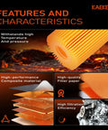 High-performance composite material and filter paper in 10 Piece Engine Oil Filter Kit Fits Toyota 4Runner 2010-2024.