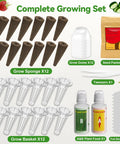 All In Seed Pod Kit For AeroGarden iDOO And Ahopegarden Systems With Seven Heirloom Varieties, sponges, domes, baskets, and plant food