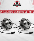 Set Of 2 Wheel Hub Bearing Assembly For 6 Lug 4X4 SuvS With ABS Sensor Cable Fits Chevy Cadillac GMC Escalade Avalanche Silverado Suburban Tahoe Sierra 1500 Yukon Replaces 515036 15112382 951008