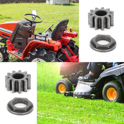 Heavy Duty Steering Pinion Gear And Bushing Kit Plug And Play Shaft Replacement Assembly For Riding Lawn Mowers 7171554 1120863 parts and tractor.