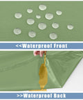Waterproof Stretchy Picnic Table Cover With Bench Covers For 6 Foot Rectangular Tables Elastic Fitted Spandex Tablecloth
