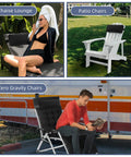 Two Pack Outdoor Chaise Lounge Headrest Pillows With Adjustable Straps Water Resistant Patio Pillows on various chairs
