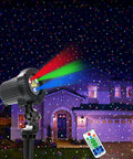 Outdoor RGB Laser Lights Projector For Christmas Decorations Waterproof Garden With Moving And Static Modes Remote Control