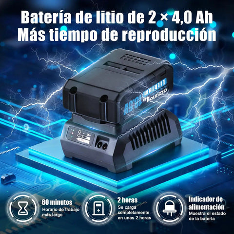 Built Damn Tough Brushless Cordless Impact Wrench 1000Nm Heavy Duty Power Half Inch Drive Kit with a 4Ah lithium battery.