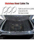 Front License Plate Bracket Mounting Kit For Bumpers With No Holes Or Two Pre Drill Holes No Sweat Install Universal Car Tag