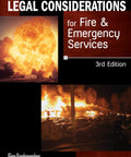 Cover of Third Edition No Nonsense Legal Guide For Fire And Emergency Services A Straightforward In Depth Playbook On Liability Compliance Risk Management And Legal Pitfalls Every Firefighter Should Know 706 Pages with fire imagery.