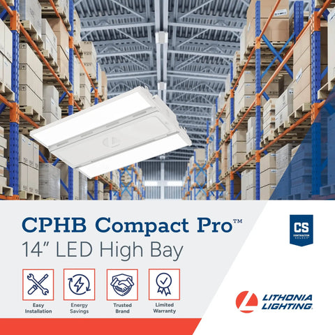 High Bay LED Light 12,000 Lumens 5000K Daylight Dimmable Ceiling Fixture For Garage And Warehouse MVOLT 120 277V
