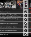 Wheel And Tire Cleaner Gallon All In One Car Wash for wheels and rims comparison infographic with product features and benefits.