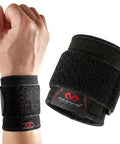 Wrist Brace With Mild Compression For Pain Relief, Adjustable Strap, Black, L/XL, Adult Size on arm for stability and recovery
