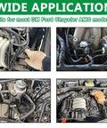 32-size vacuum connector assortment for automotive use; includes 1/8, 3/16, 1/4, 5/16, 3/8 in sizes