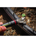 Compact Bar End Bicycle Tool Kit With Chain Tool Spoke Wrench Tire Plugs Hex Torx And Phillips Bits Space Saving Handlebar Repair