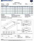 Technical sheet for Electronic Fluorescent Ballast For 1 Or 2 T8 Lamps 25W-32W And T12 Lamps 25W-40W, 120V, Preheat Rapid Start