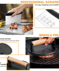 Griddle Accessories Kit 20 Piece Flat Top Grill Tools Set With Spatulas And Melting Dome for BBQ with scraper and grill press