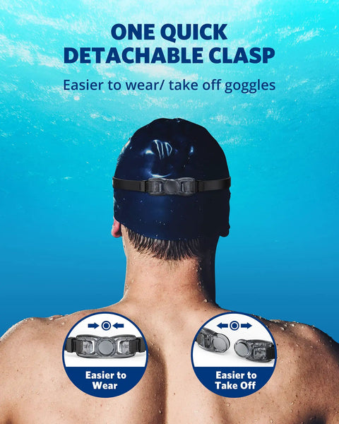 Elite Leak Proof Swim Goggles Serve Up Premium Anti Fog Visibility And Round The Clock UV Blocking To Keep Your Peepers Happy While Delivering A Comfy Snug Lock Down Fit That Makes Any Pool Session Absolutely Legendary And Totally Leak Free