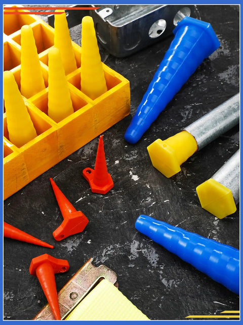 Big 42 Piece Hydraulic Oil Service Plugs Set With Large Medium Small Rubber Hose And Pipe Plugs Colorful Three Size Pack