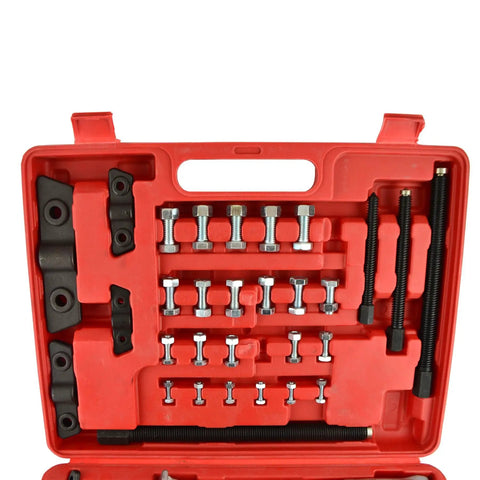 Gear And Hub Puller Set With 2 And 3 Leg Configurations For 3 To 8 Inches And 75 To 200mm Leg Sizes, blow molded case open view