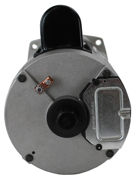 Top Shelf 2Hp 56Y Frame Square Flange Swimming Pool Motor With Rock Solid Corrosion Resistant Housing, view from the motor back.