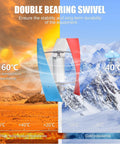 3000W Wind Turbine Kit With 12V 24V Vertical Axis Maglev Generator and Controller shown in extreme temperatures.