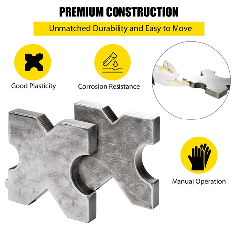Arbor Press Plate For Heavy Duty Metalworking, 20 Ton Shop Steel Plate Made From AR400F With Yield Strength Over 140,000 PSI