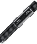 Image of a 3/4 Inch Black Steel Flat End Draw Stud for Pro Knockout Tools and Punches Dies with Engraved Cross Hairs for metal fabrication.