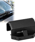 Windshield Washer Nozzle Upgrade Kit For Tesla Cybertruck 2024 Plus Dead Simple Snap On Mount, close-up of black nozzle.