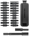 Leatherman Compatible Bit Kit With 21 Hardened 59HRC S2 Steel Bits, Magnetic Notched Design, Driver Extender, Hex Adapters