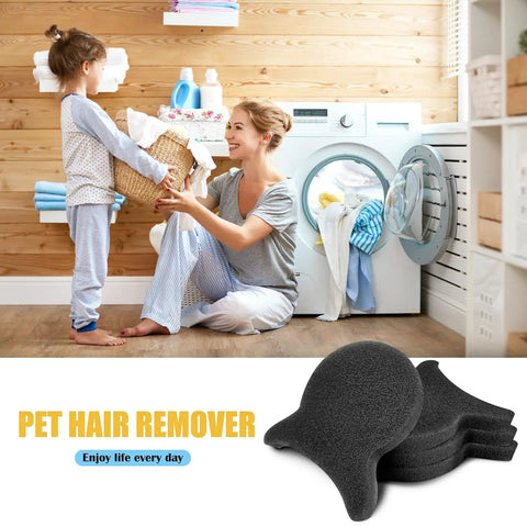 Reusable Laundry Hair Remover Tool For Dogs And Cats, Effortlessly Removes Lint And Dander From Bedding And Clothes, Safe For Washing Machines And Dryers, Durable Microfiber With Soft Hooks, 4 Pack