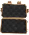 Open Rugged Outdoor Survival Storage Box Shockproof Case For Camping, Hiking, Fishing And Field Use with foam lining.