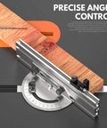 Heavy Duty Precision Miter Gauge For Table Saw With Reliable Miter Fence And Custom T Slot Fit engineered for dead on cuts and rock solid performance.