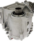 Patented Beefed Up PTU Power Transfer Unit Assembly For Ford And Lincoln Vehicles With Heat Shield Upgrade For Better Heat Resistance And Durable OE Fix Replacement silver metal housing