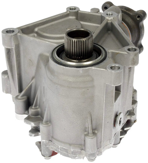 Patented Beefed Up PTU Power Transfer Unit Assembly For Ford And Lincoln Vehicles With Heat Shield Upgrade For Better Heat Resistance And Durable OE Fix Replacement silver metal housing