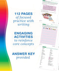First Grade Writing Workbook For Kids Ages 5 To 7 Learn To Write Stories Informational Text And Opinion Pieces Plus Handwriting Practice For Classroom Or Homeschool Curriculum, 112 pages