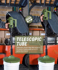 Heavy Duty Electric Pail And Bucket Transfer Pump Shifting 4 5 Gallons Per Minute With Adjustable Flow Nozzle built with telescopic tube for various pail sizes.